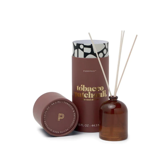 Petite Reed Diffuser - Tobacco Patchouli - Mellow Monkey