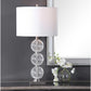 Crackled Glass Sphere Table Lamp - 29-in - Mellow Monkey