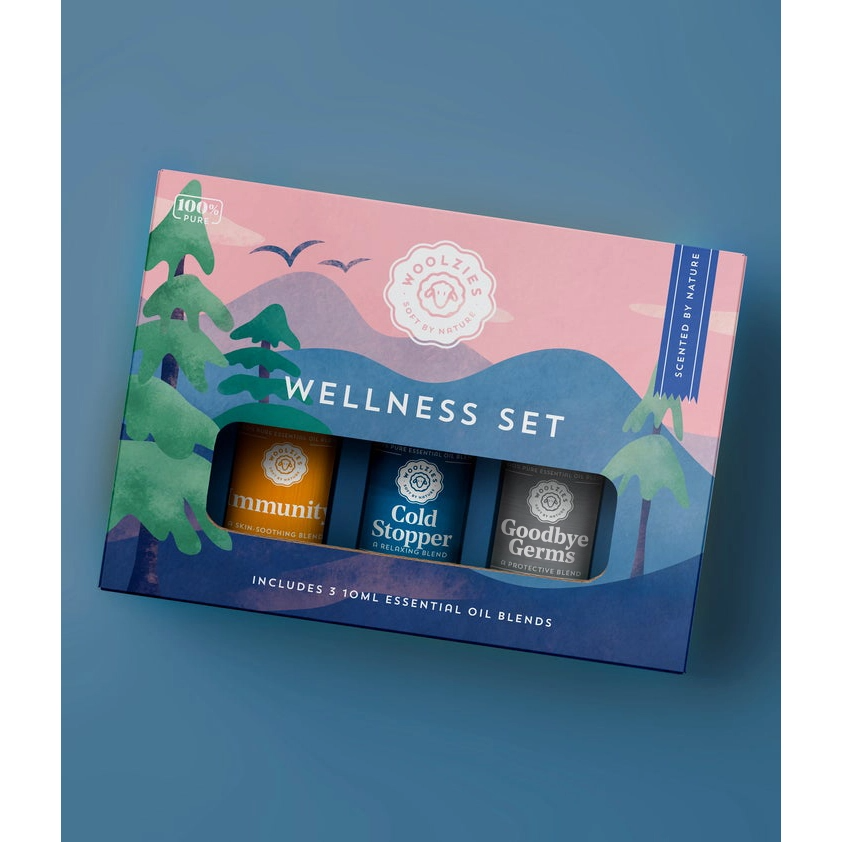 The Wellness Collection - Immunity, Cold Stopper, Germ Fighter- Essential Oils - Mellow Monkey