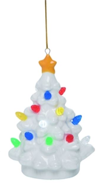 Ceramic Light Up Nostalgic Tree Ornament - Mellow Monkey