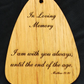Wind River Windchimes In Loving Memory 30-in Windchime - "I am with you always, until the end of the age" Matthew 28:20 - Mellow Monkey