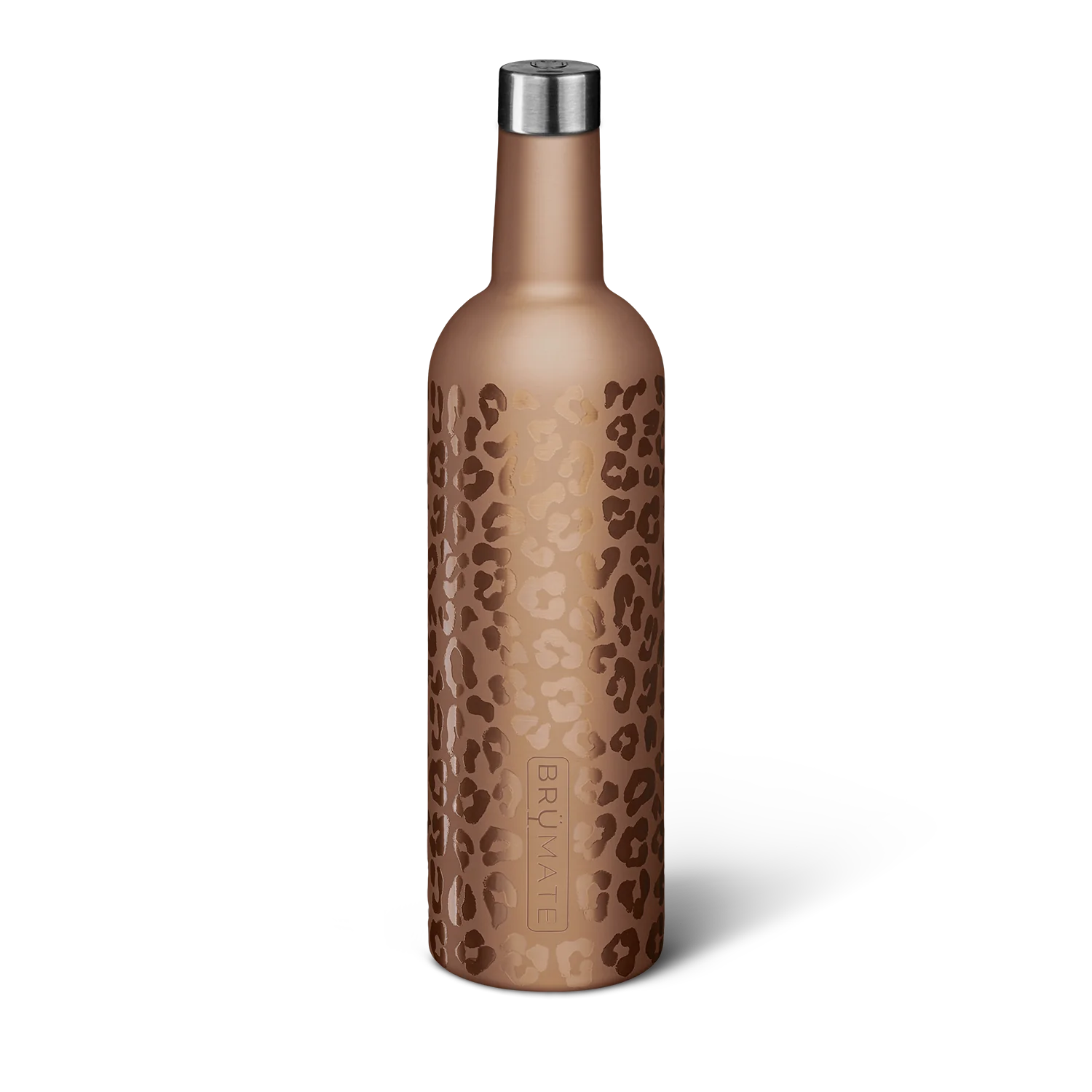 Winesulator - Insulated Wine Canteen - Gold Leopard - Mellow Monkey
