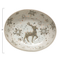 Hand-Stamped Bowl With Snowflake Pattern - 5-in - Mellow Monkey