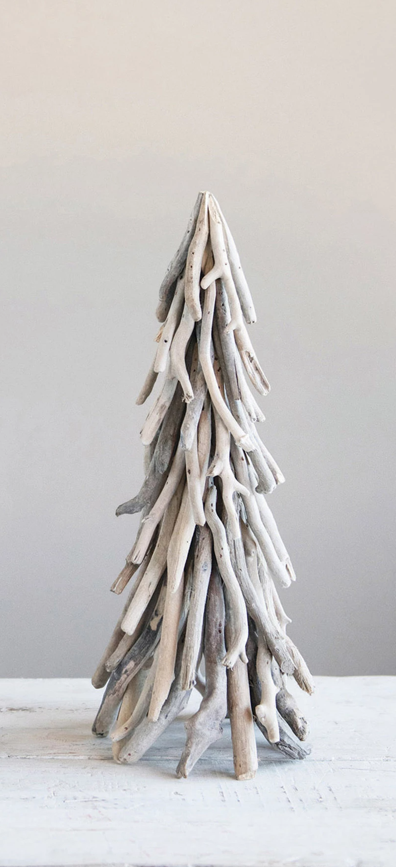 Handmade Driftwood Christmas Tree - 15-in - Mellow Monkey