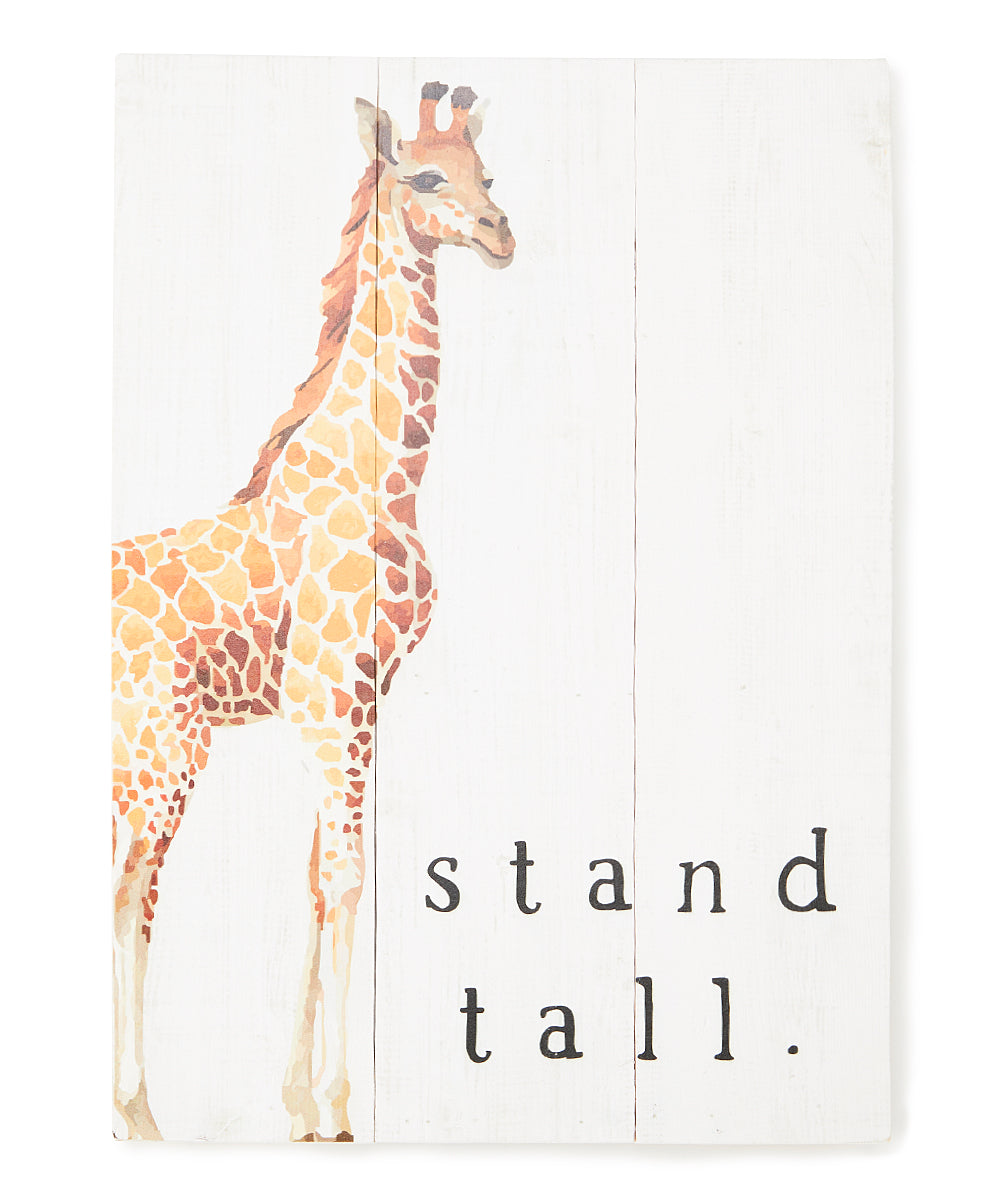 Stand Tall - Wood Wall Decor 16-in - Mellow Monkey